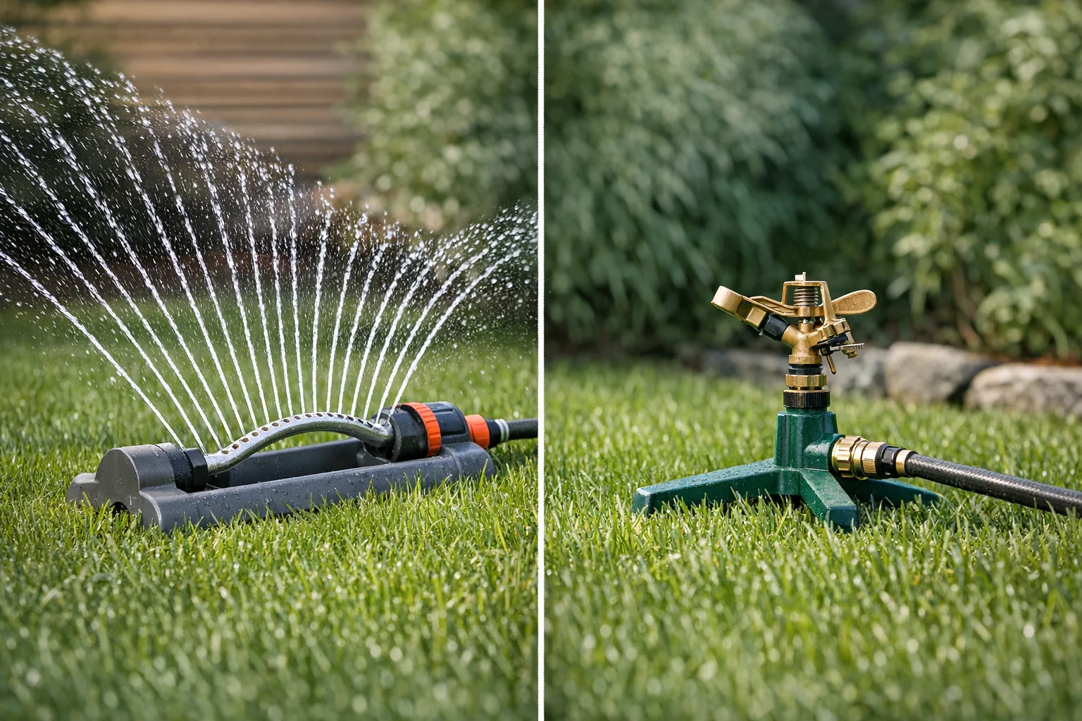 Automatische vs. manuelle Rasensprenger: Vor- und Nachteile fuer Ihren Garten