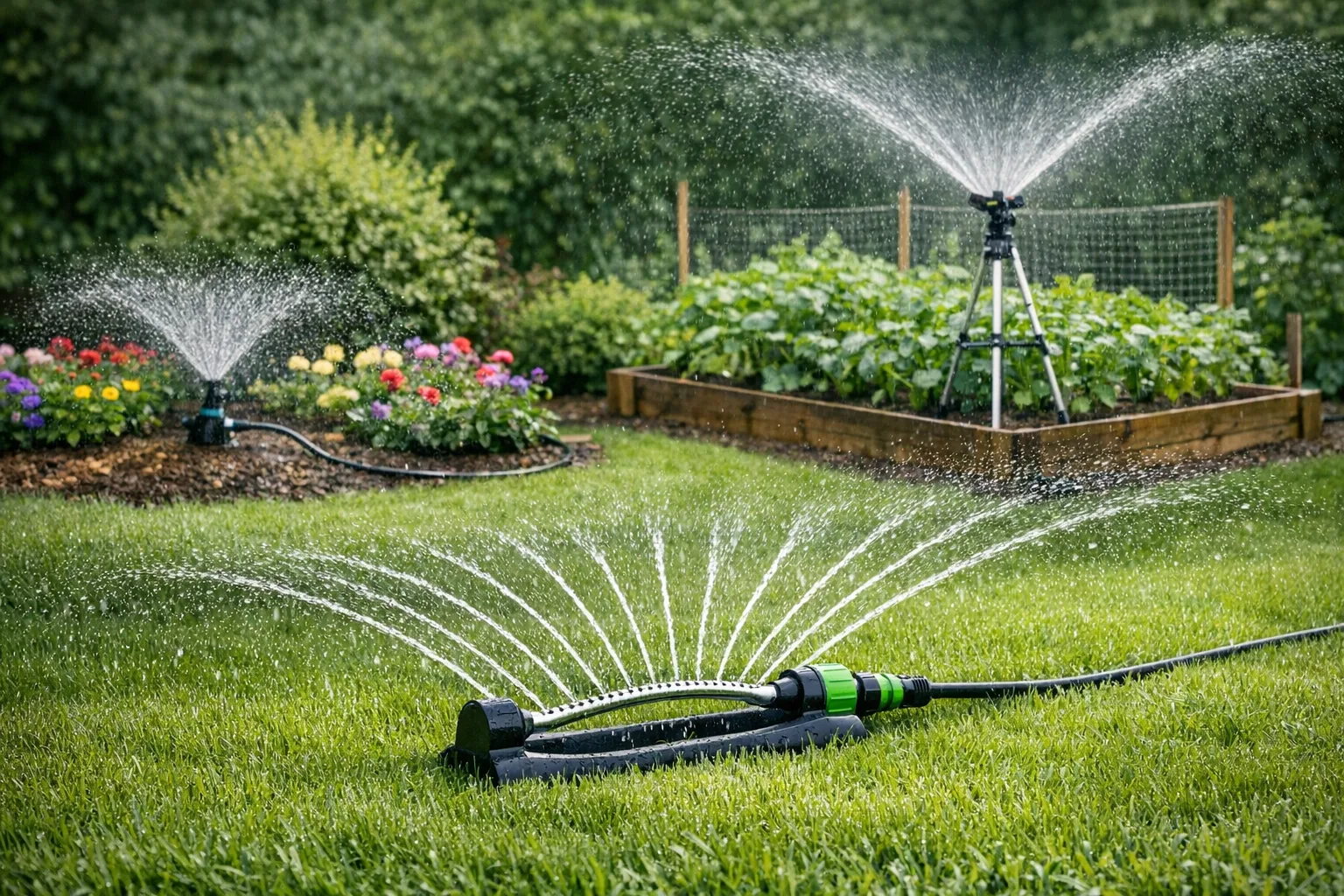 Rasensprenger optimal nutzen: Anwendungsstrategien fuer unterschiedliche Gartenbeduerfnisse