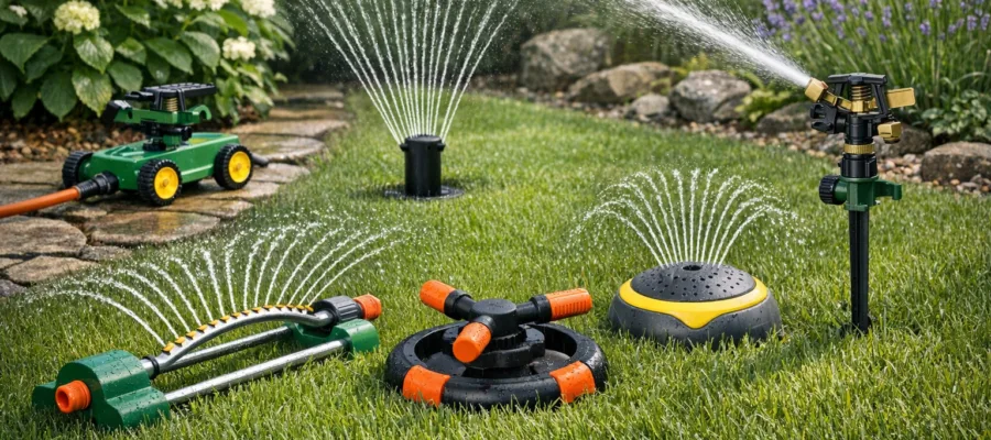 Welche Arten von Rasensprengern gibt es und welcher passt zu Ihrem Garten?