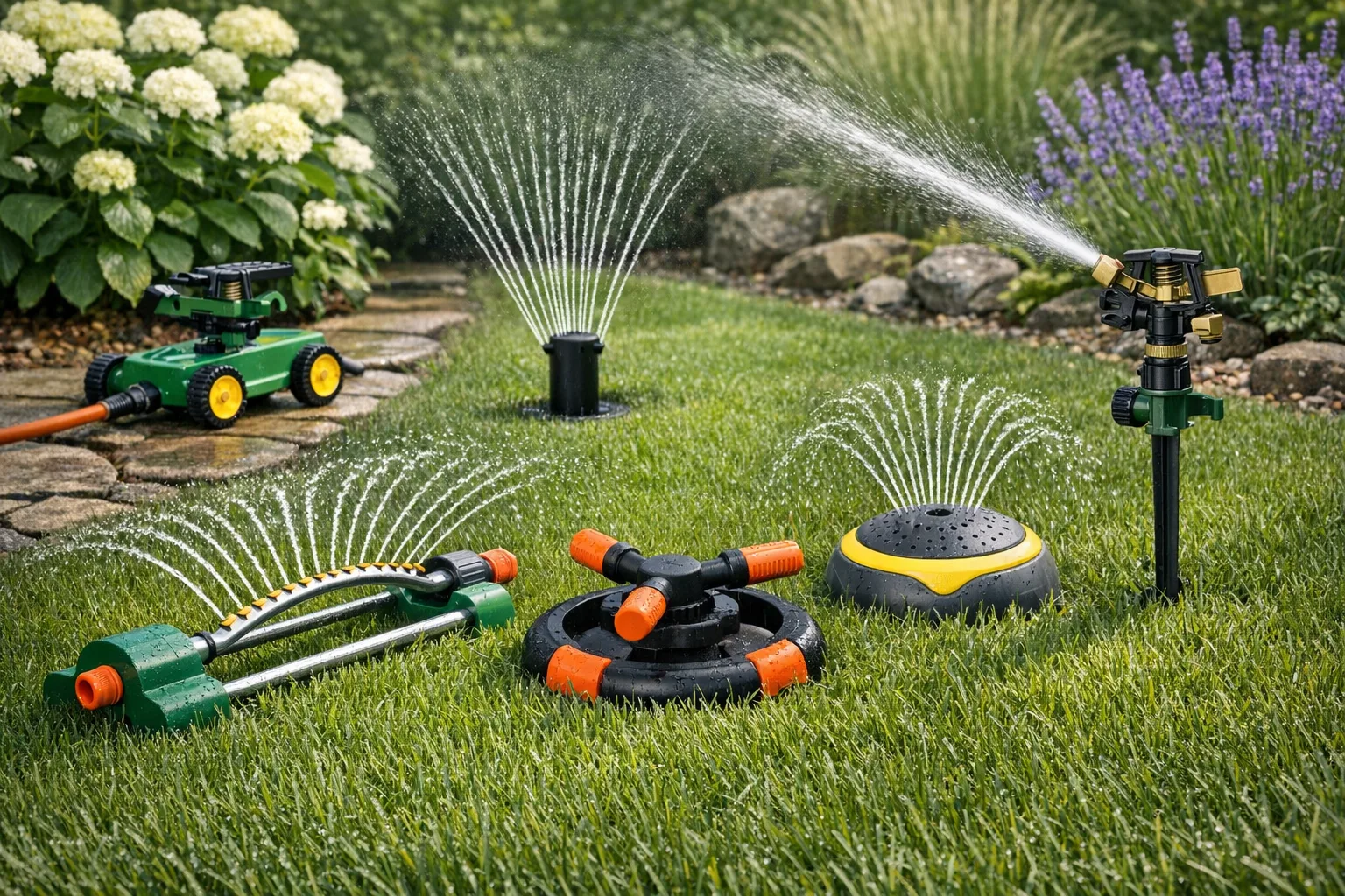 Welche Arten von Rasensprengern gibt es und welcher passt zu Ihrem Garten?