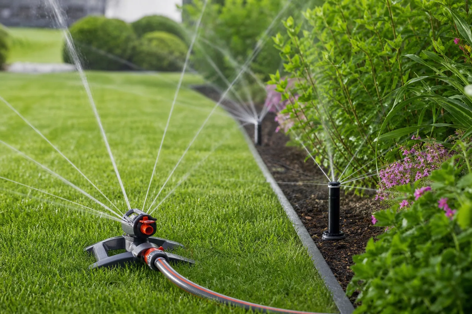 Wie Sie mit Sprinklersystemen Ihren Rasensprenger optimal ergaenzen